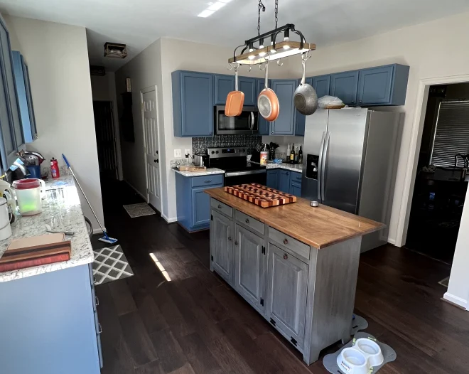 a newly remodeled kitchen